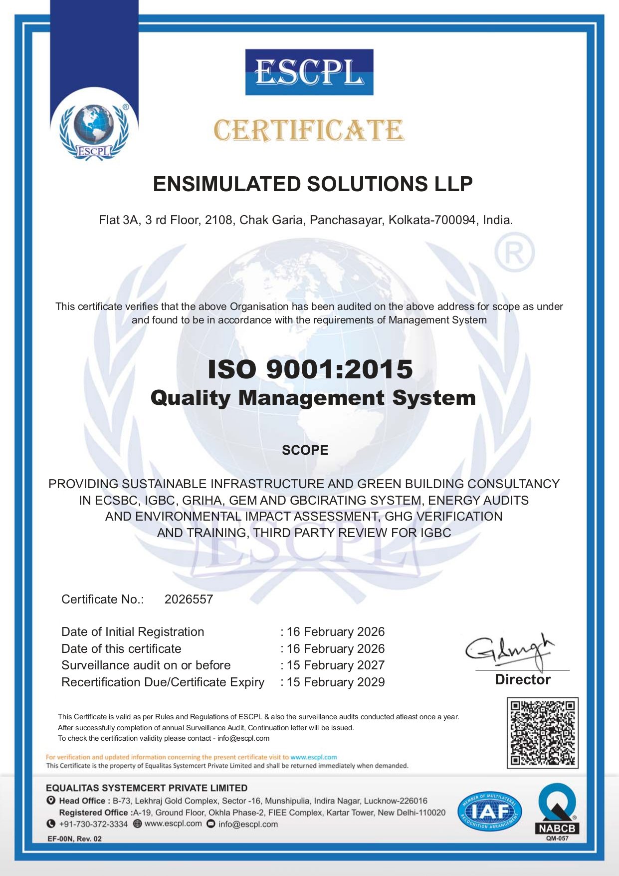 2026557 ENSIMULATED SOLUTIONS Certificate page 0001